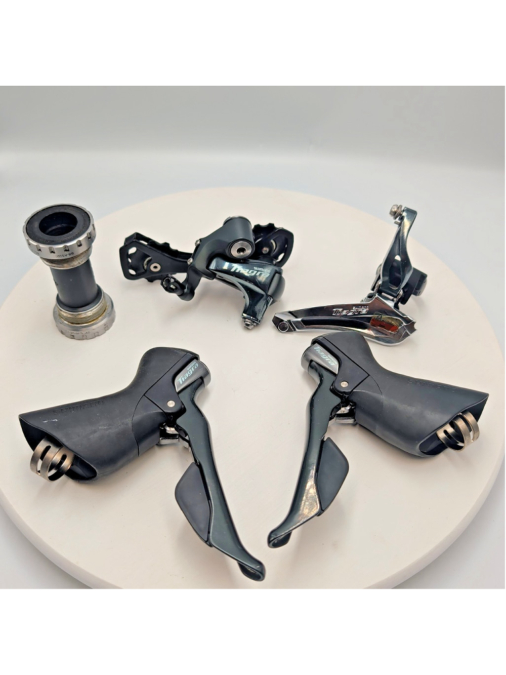 Shimano Tiagra Shifters, Front & Rear Derailleurs & Bottom Bracket Road Bike Lot
